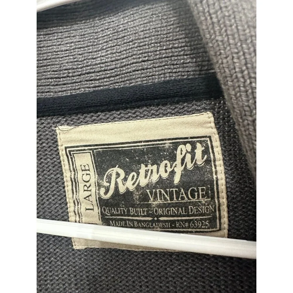 Retro Fit Vintage size large gray sweater